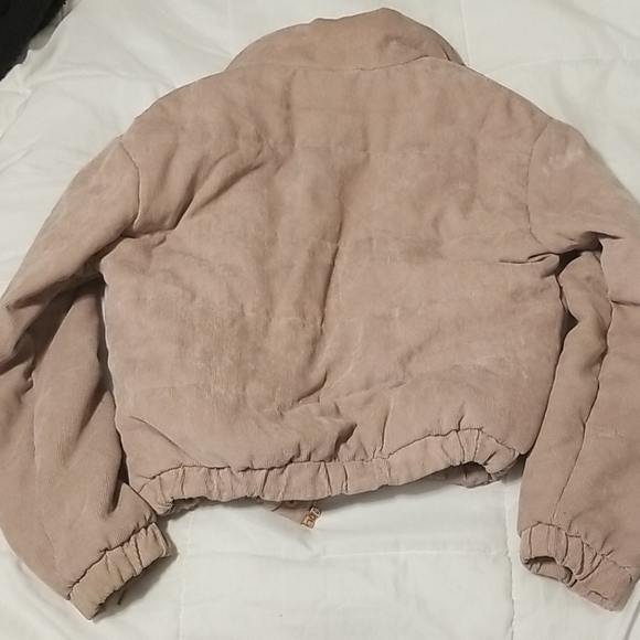 Fashion nova cover your tracks puffer jacket mauve - Picture 5 of 8